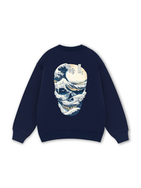 The Great Wave off Skull Sweater