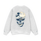 The Great Wave off Skull Sweater