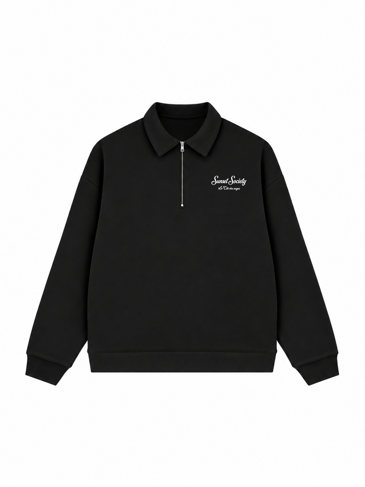 Áo Sweater Polo Nỉ Hai Da Sunset Society