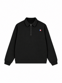 Áo Sweater Polo Nỉ Hai Da Paris Flag