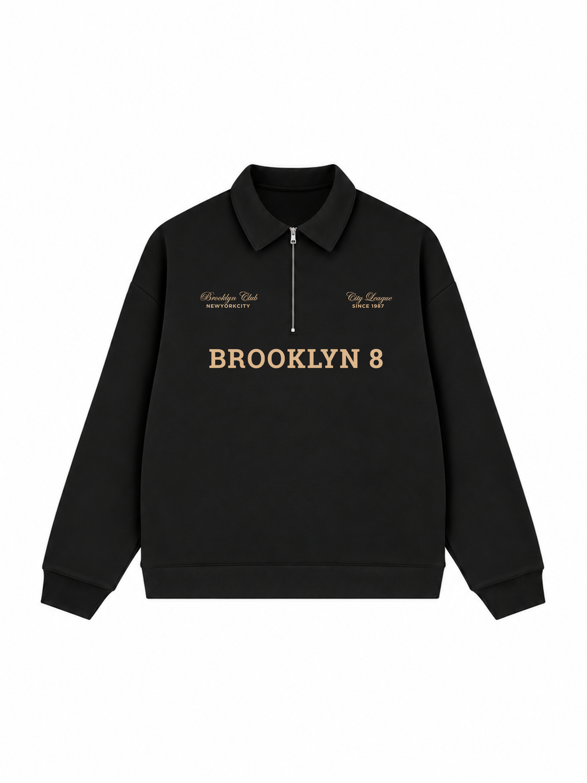Áo Sweater Polo Nỉ Hai Da Brooklyn 8