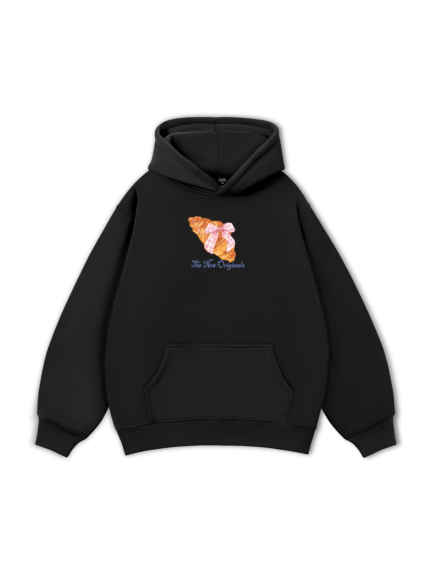 Áo Hoodie Nỉ Bông Go Get A Croissant sau