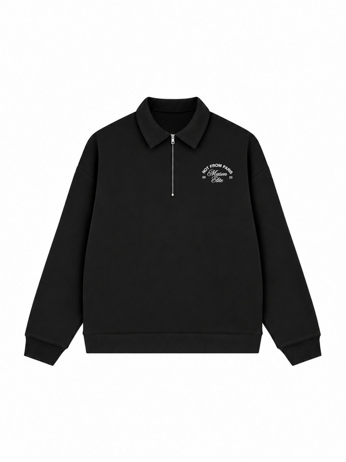 Áo Sweater Polo Nỉ Hai Da Not From Paris