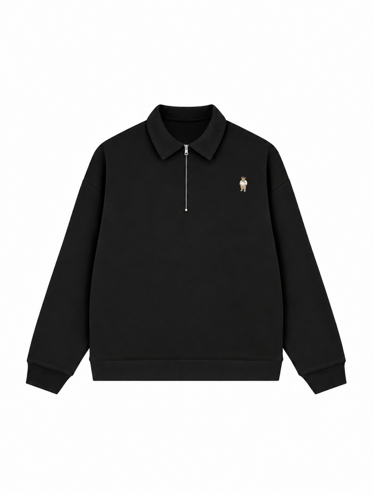 Áo Sweater Polo Nỉ Hai Da Bear