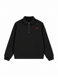 Áo Sweater Polo Nỉ Hai Da Red Horse