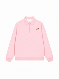 Áo Sweater Polo Nỉ Hai Da Red Horse