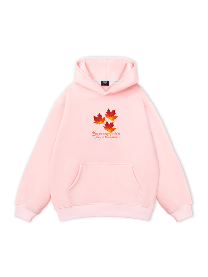 Autumn Play In The Leaves Hoodie
