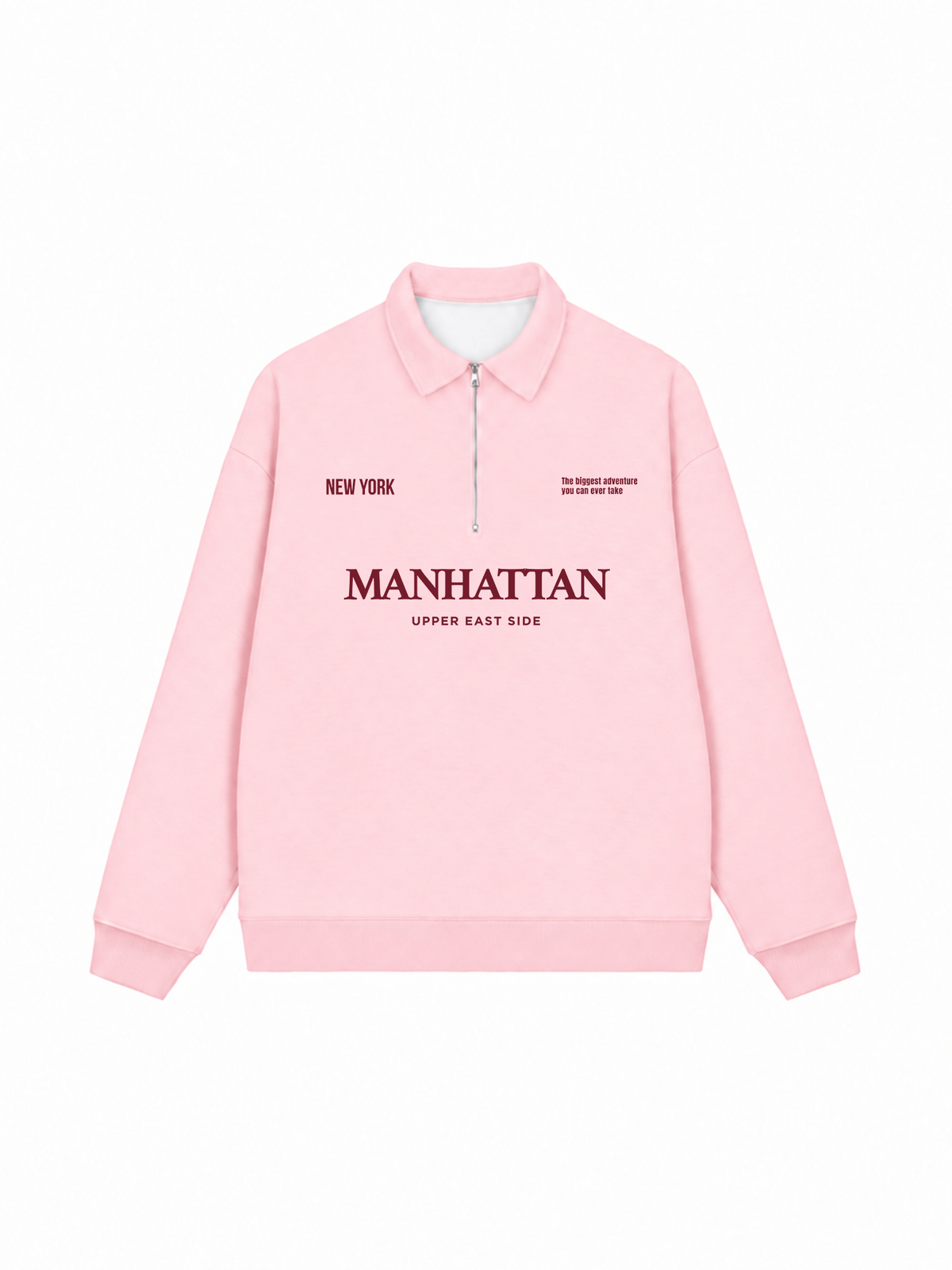 Áo Sweater Polo Nỉ Hai Da Manhattan