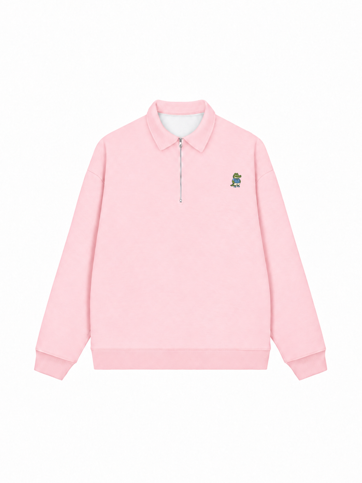 Áo Sweater Polo Nỉ Hai Da Sporty Croc