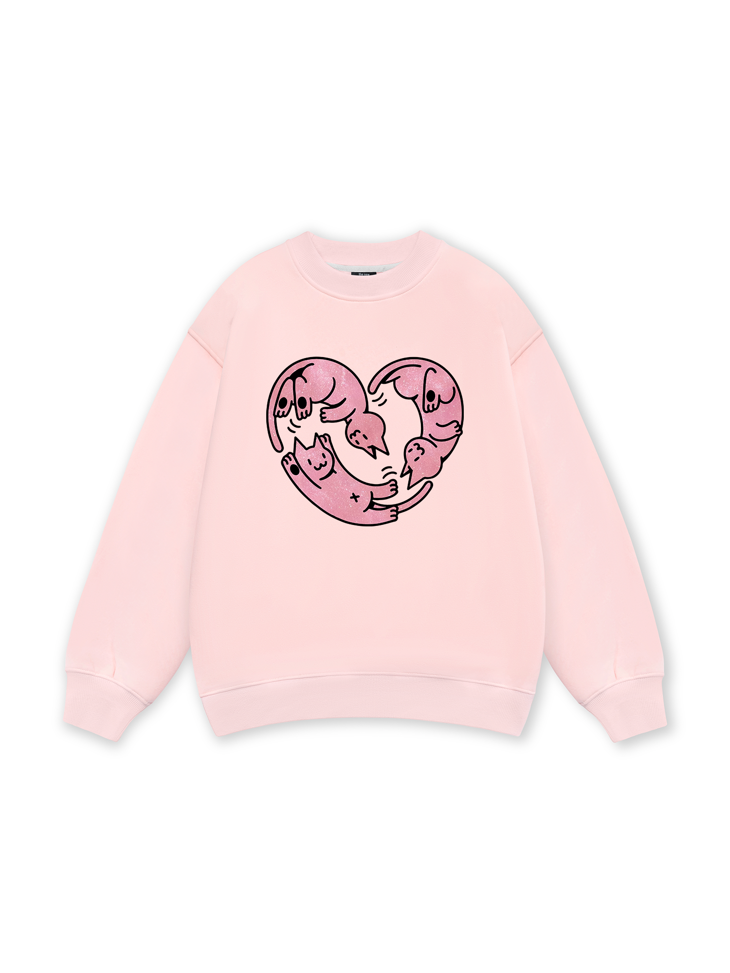 Meow Meow Heart Sweater