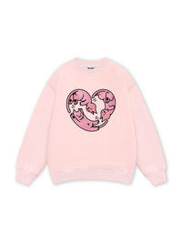 Meow Meow Heart Sweater