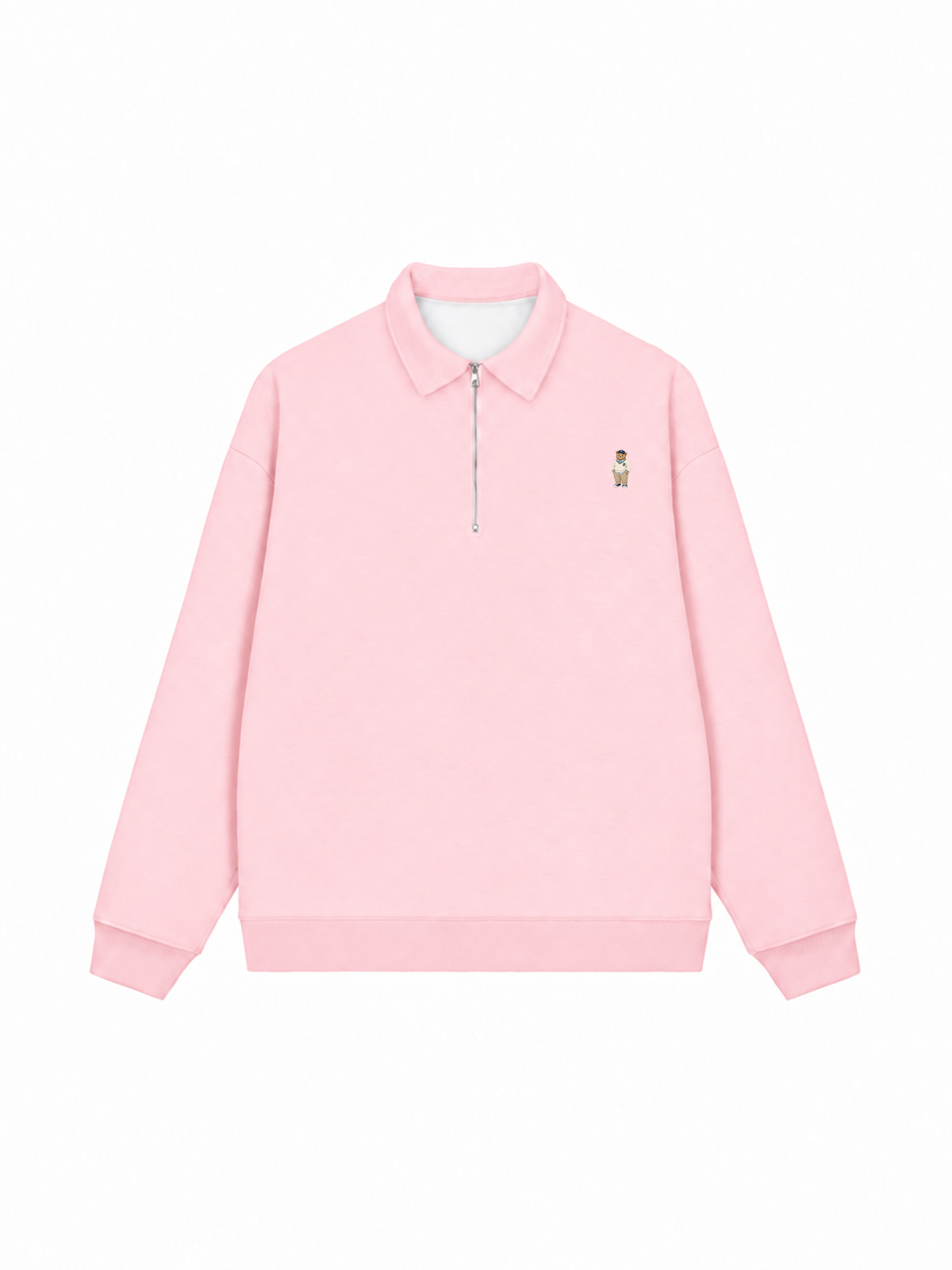 Áo Sweater Polo Nỉ Hai Da Bear