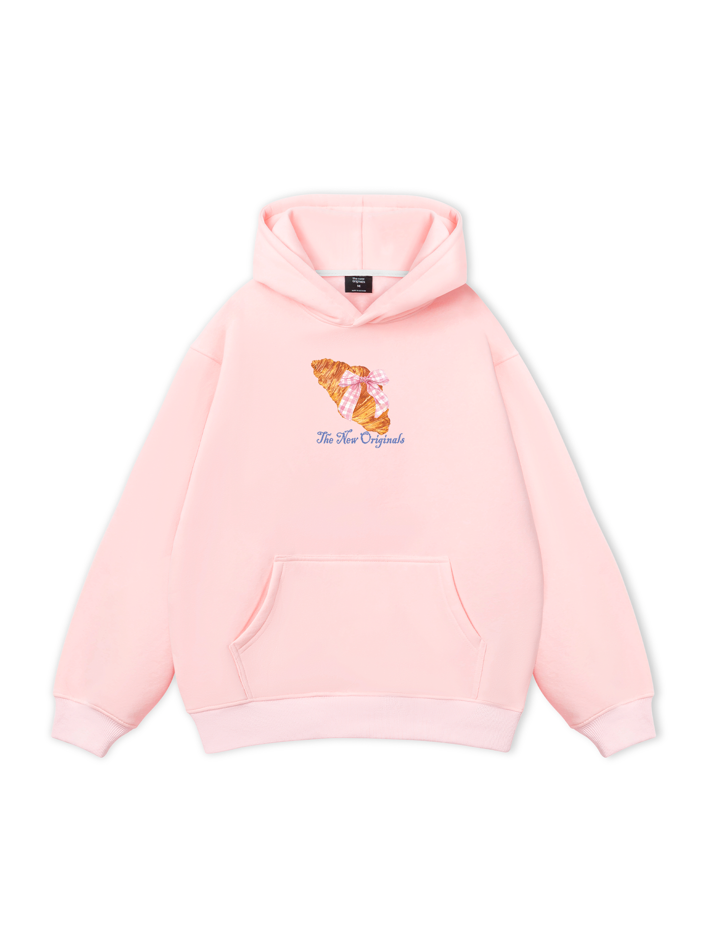 Áo Hoodie Nỉ Bông Go Get A Croissant sau