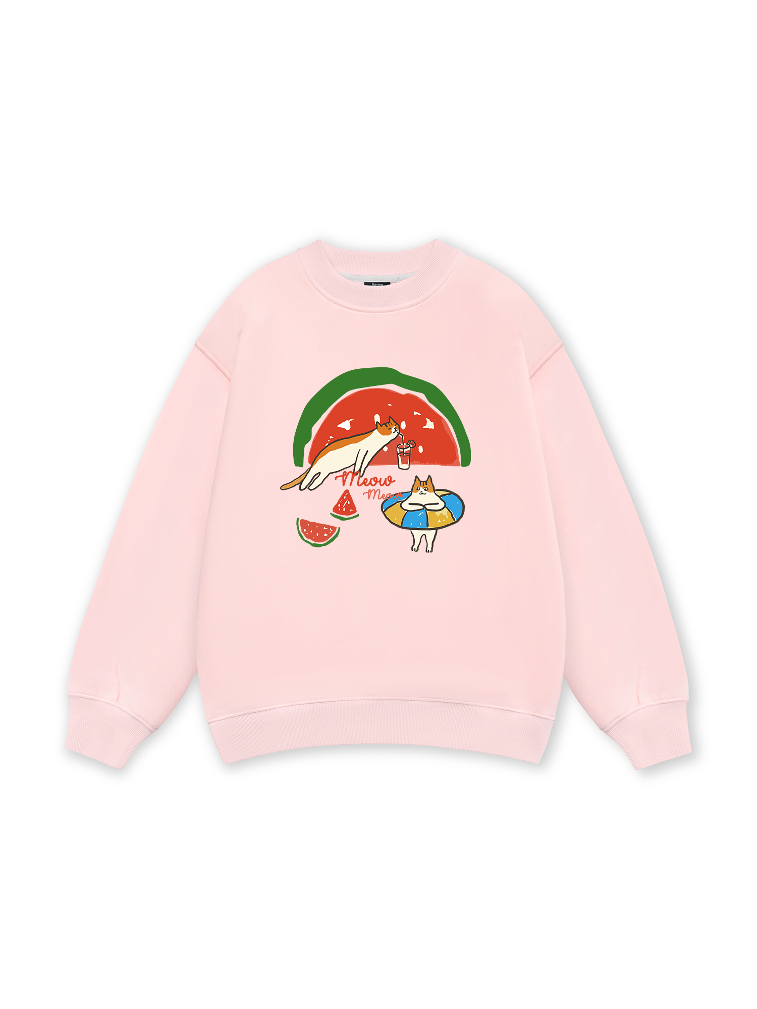 Meow Meow Watermelon Sweater