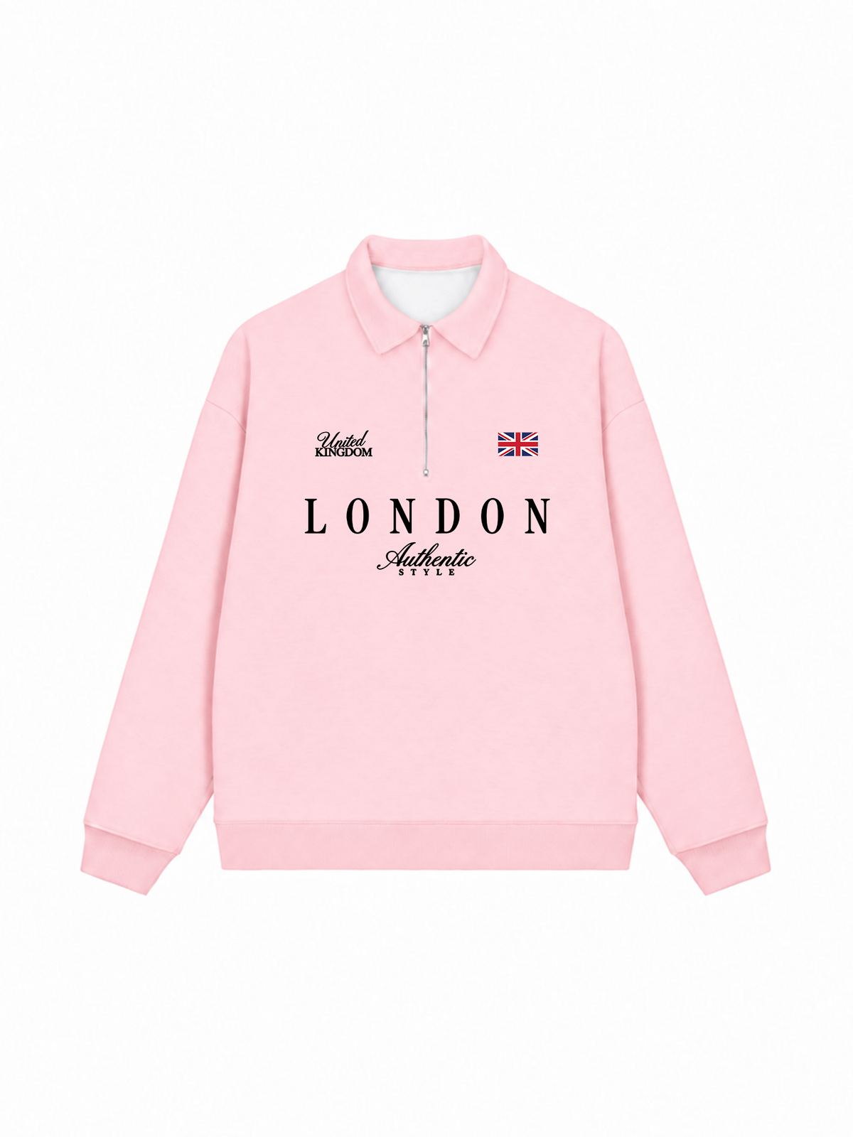 Áo Sweater Polo Nỉ Hai Da United Kingdom