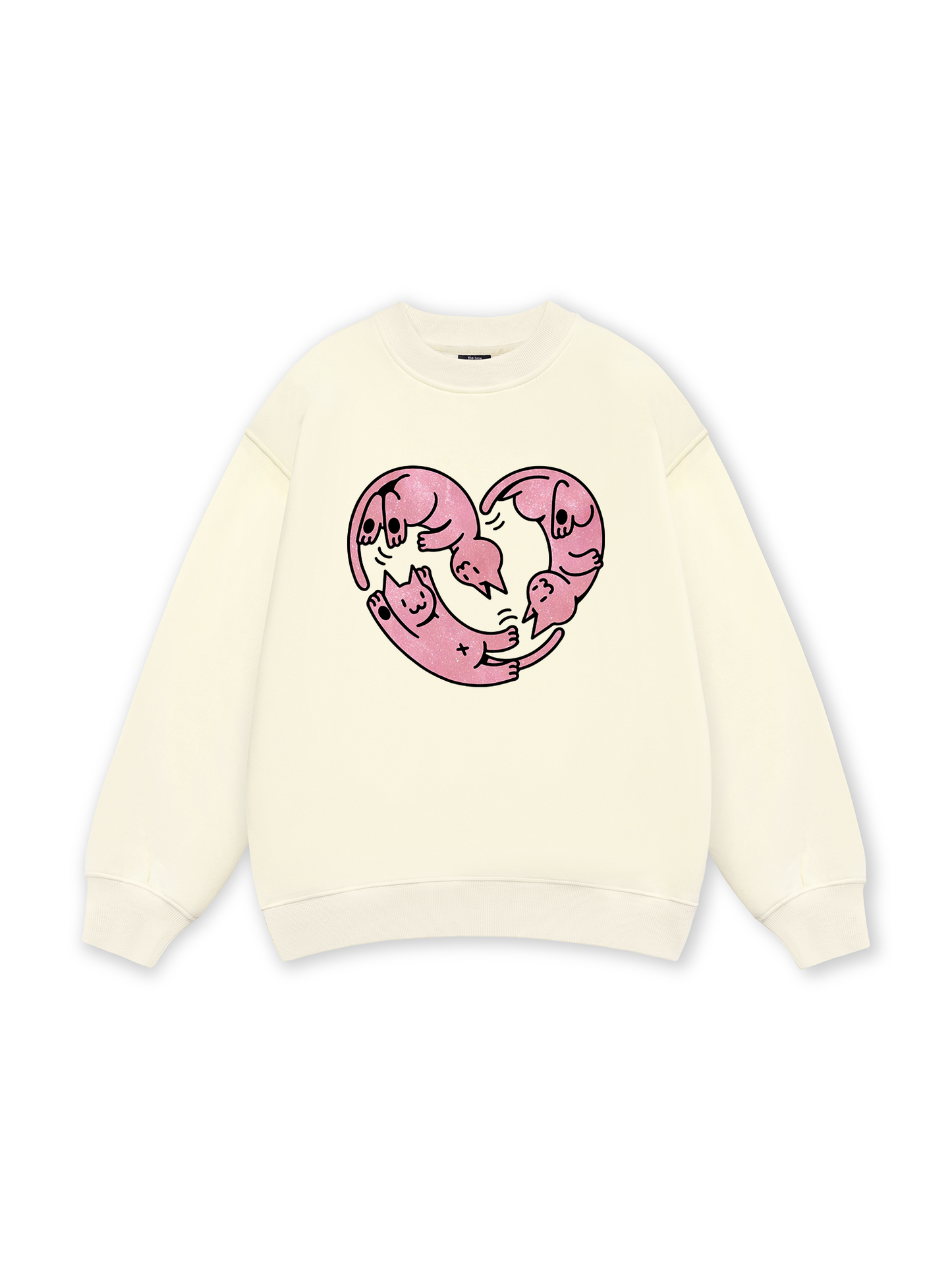 Meow Meow Heart Sweater