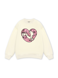 Meow Meow Heart Sweater
