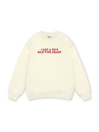 90's Heart Sweater