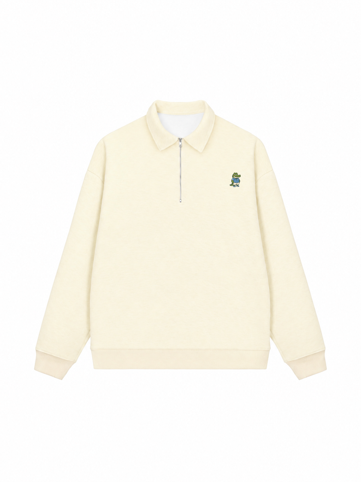 Áo Sweater Polo Nỉ Hai Da Sporty Croc