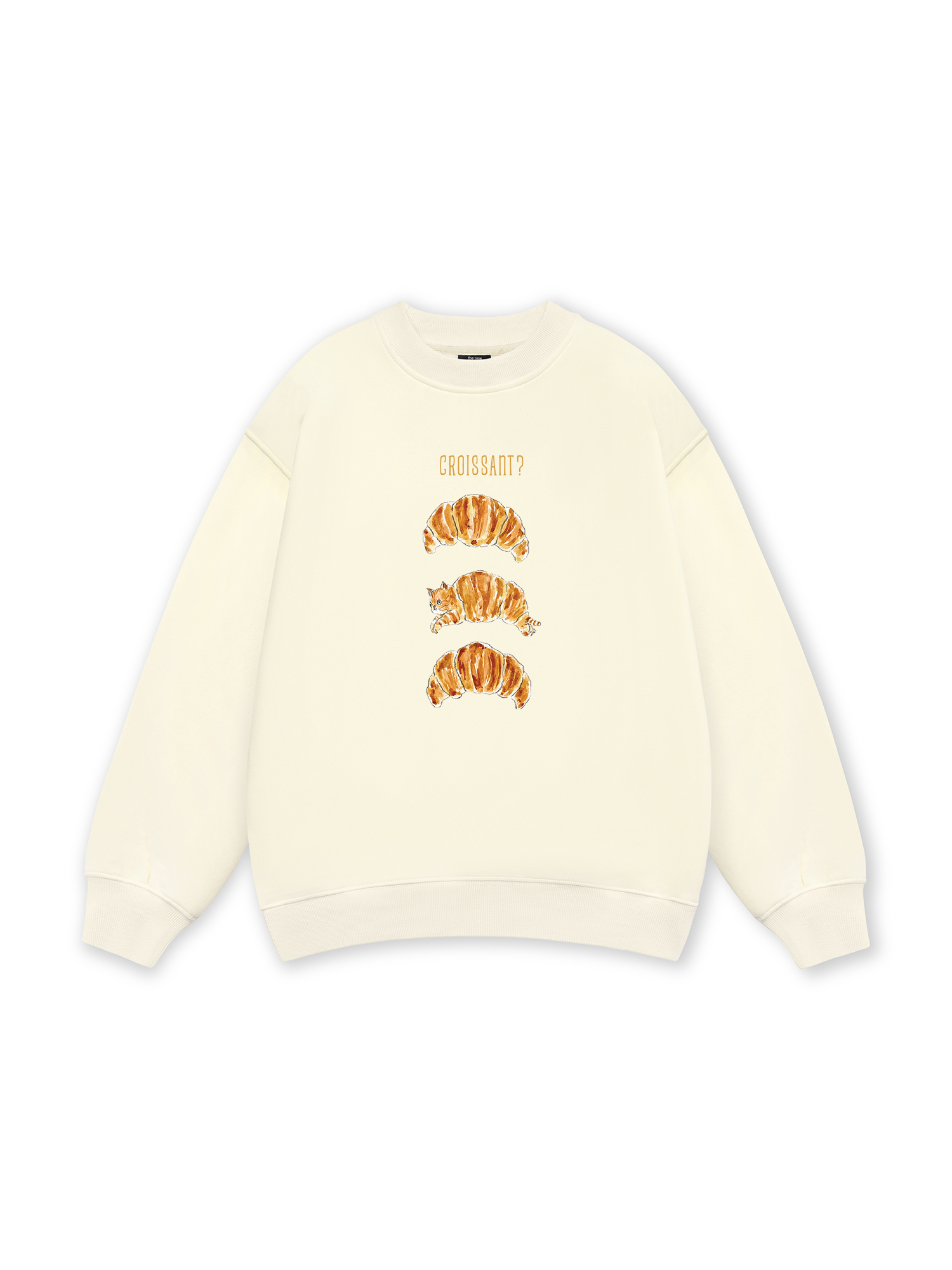 Croissant Cat Sweater