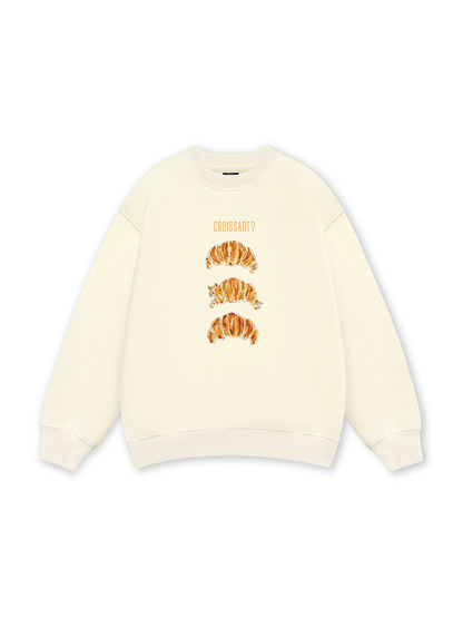 Croissant Cat Sweater