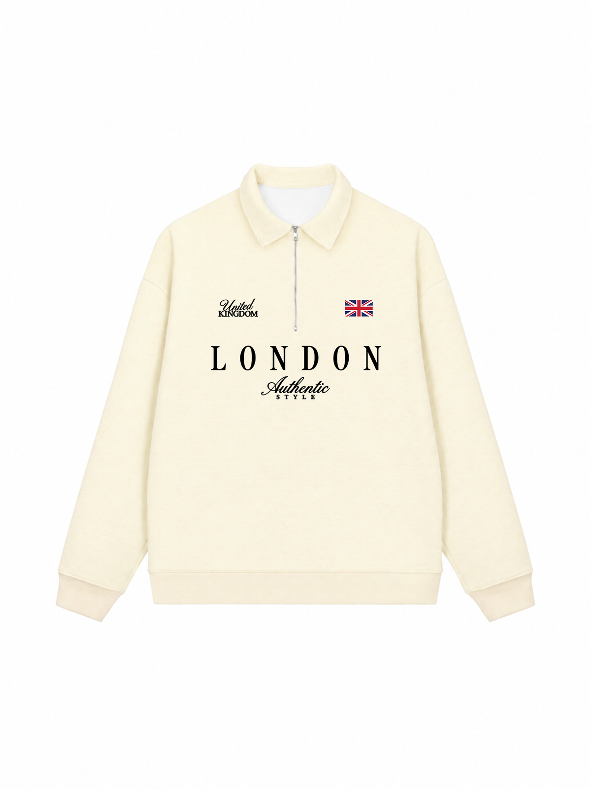 Áo Sweater Polo Nỉ Hai Da United Kingdom