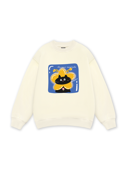 Black Cute Cat Sweater