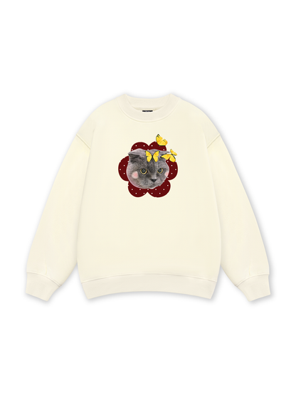 Floral Cat Sweater