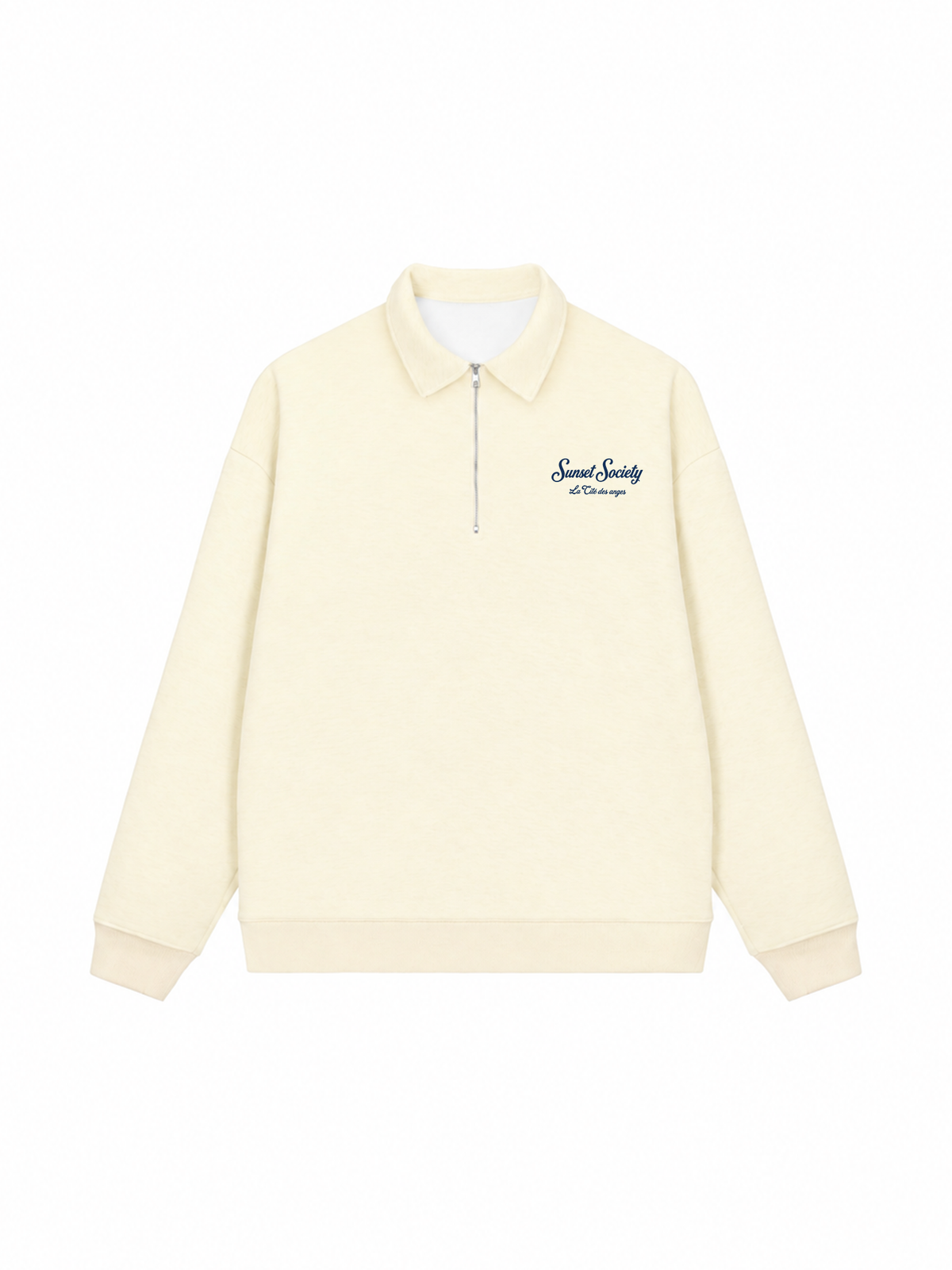 Áo Sweater Polo Nỉ Hai Da Sunset Society