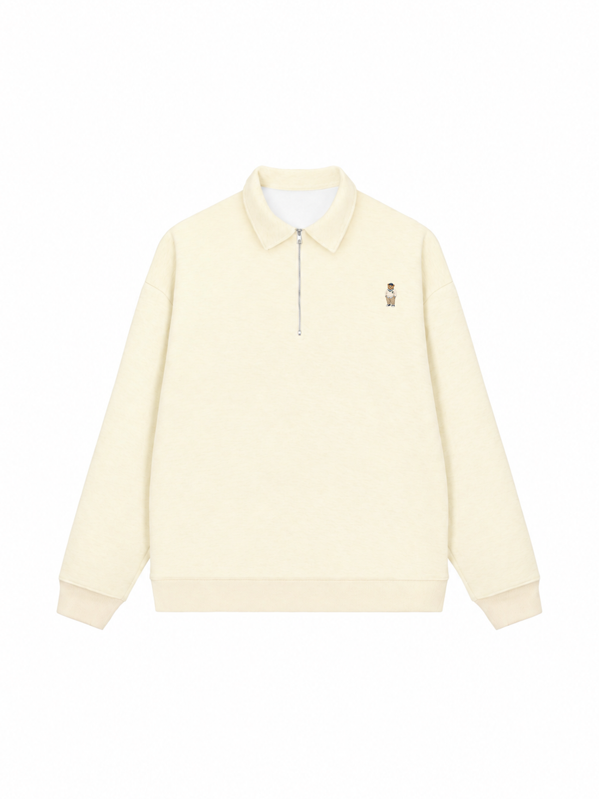 Áo Sweater Polo Nỉ Hai Da Bear
