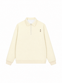 Áo Sweater Polo Nỉ Hai Da Bear