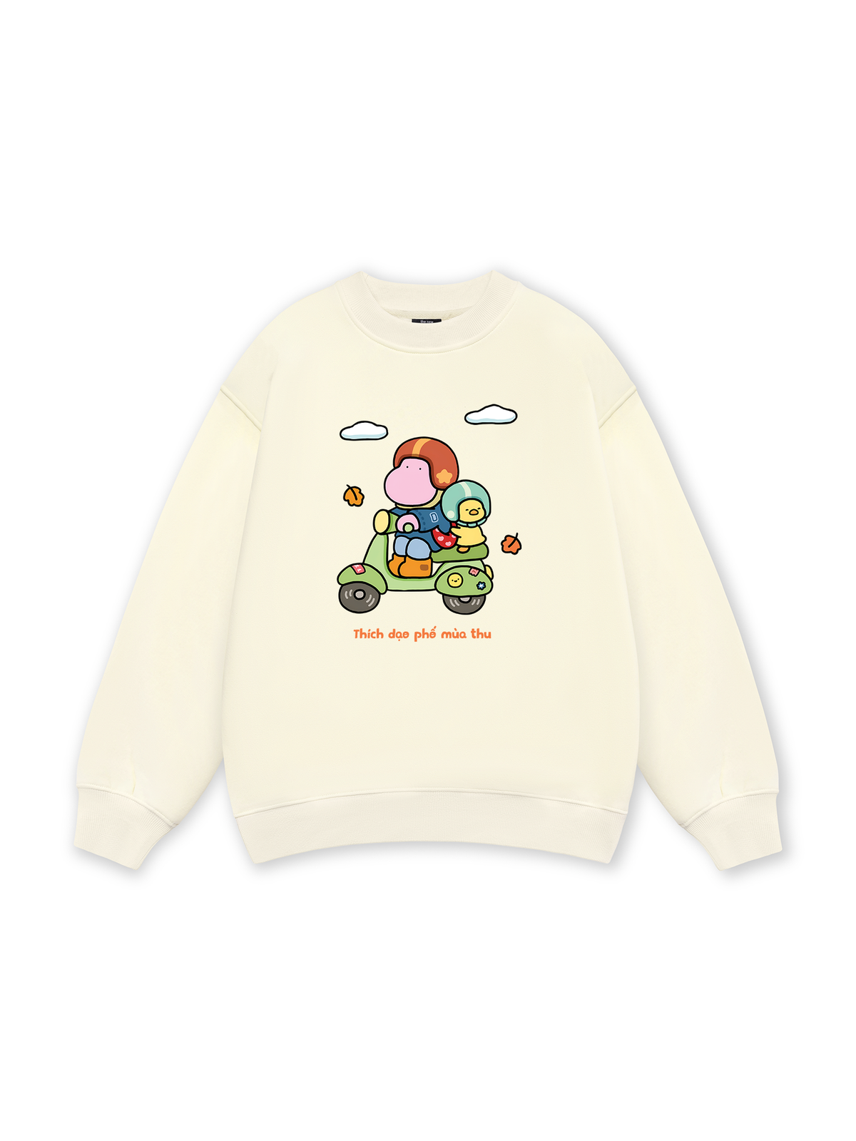 Thích Dạo Phố Mùa Thu Sweater