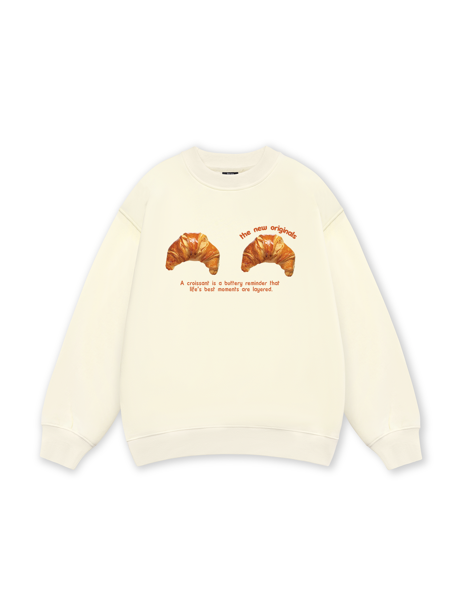 Croissant Quote Sweater