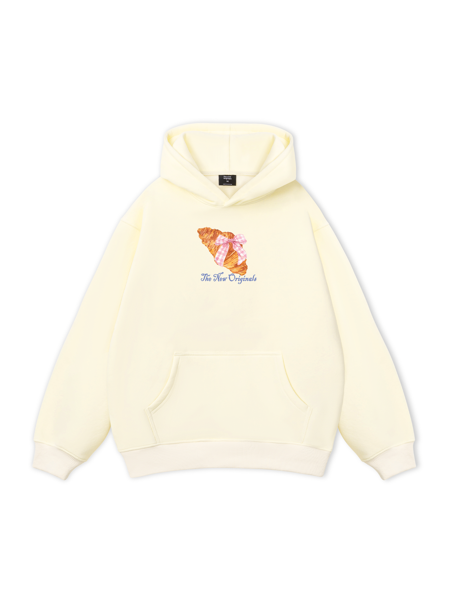 Áo Hoodie Nỉ Bông Go Get A Croissant sau
