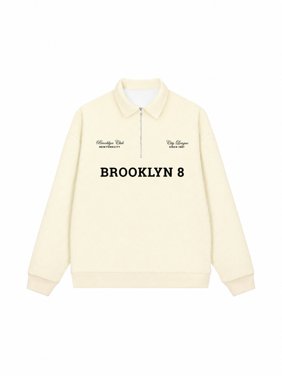 Áo Sweater Polo Nỉ Hai Da Brooklyn 8