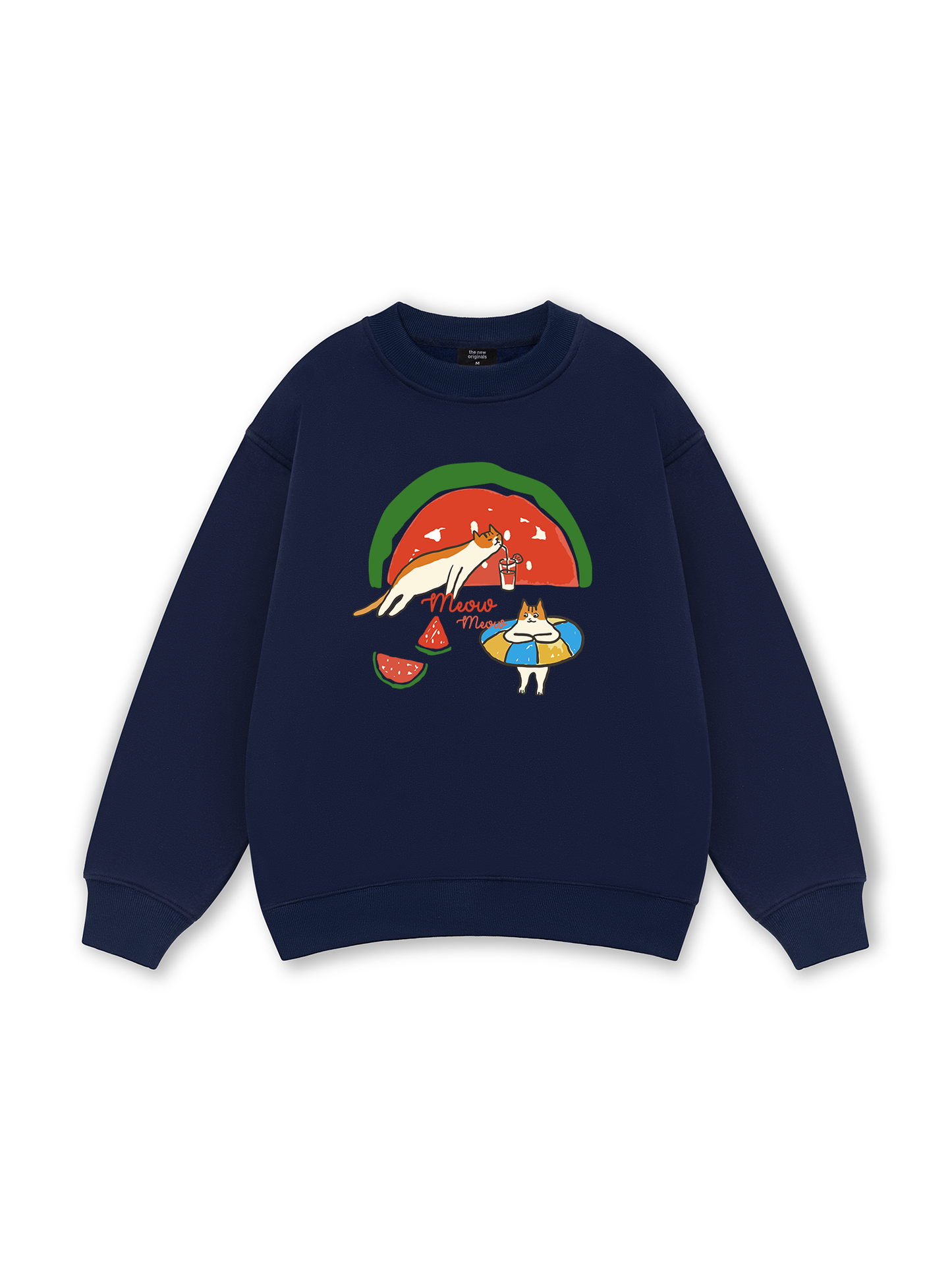 Meow Meow Watermelon Sweater