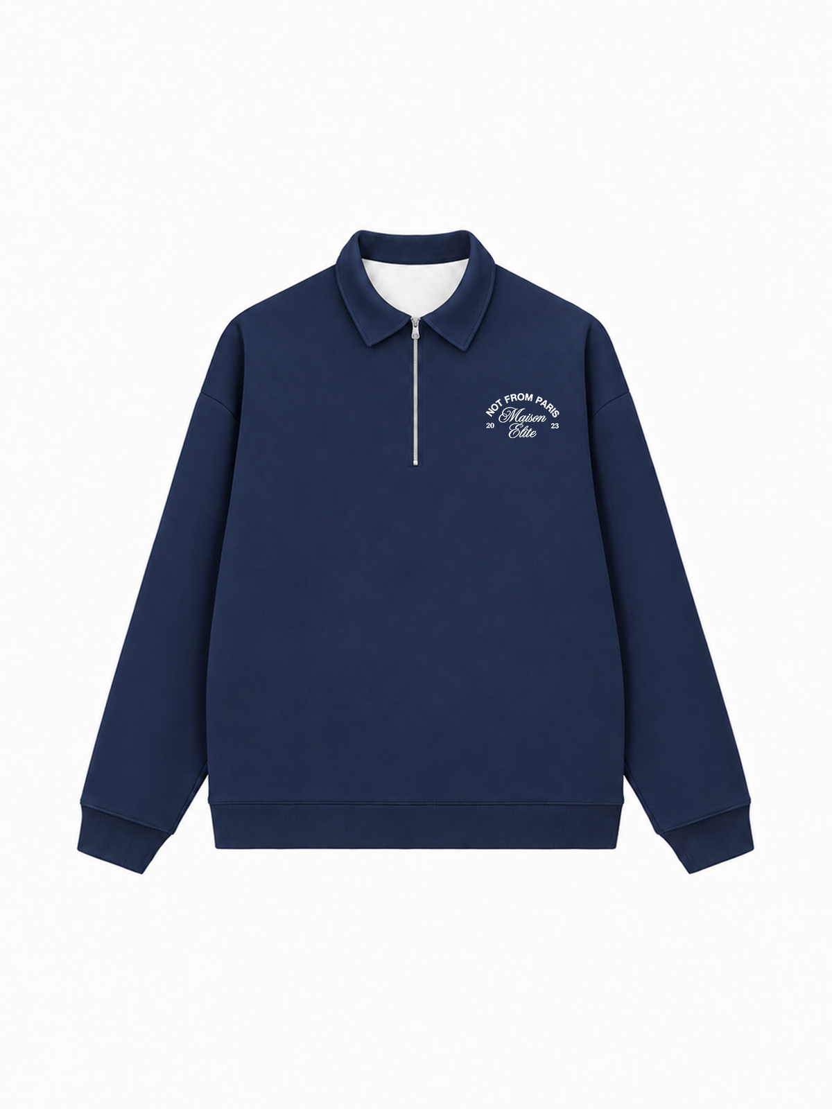 Áo Sweater Polo Nỉ Hai Da Not From Paris