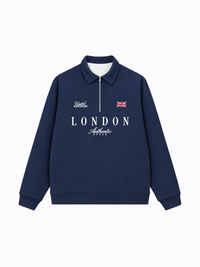 Áo Sweater Polo Nỉ Hai Da United Kingdom