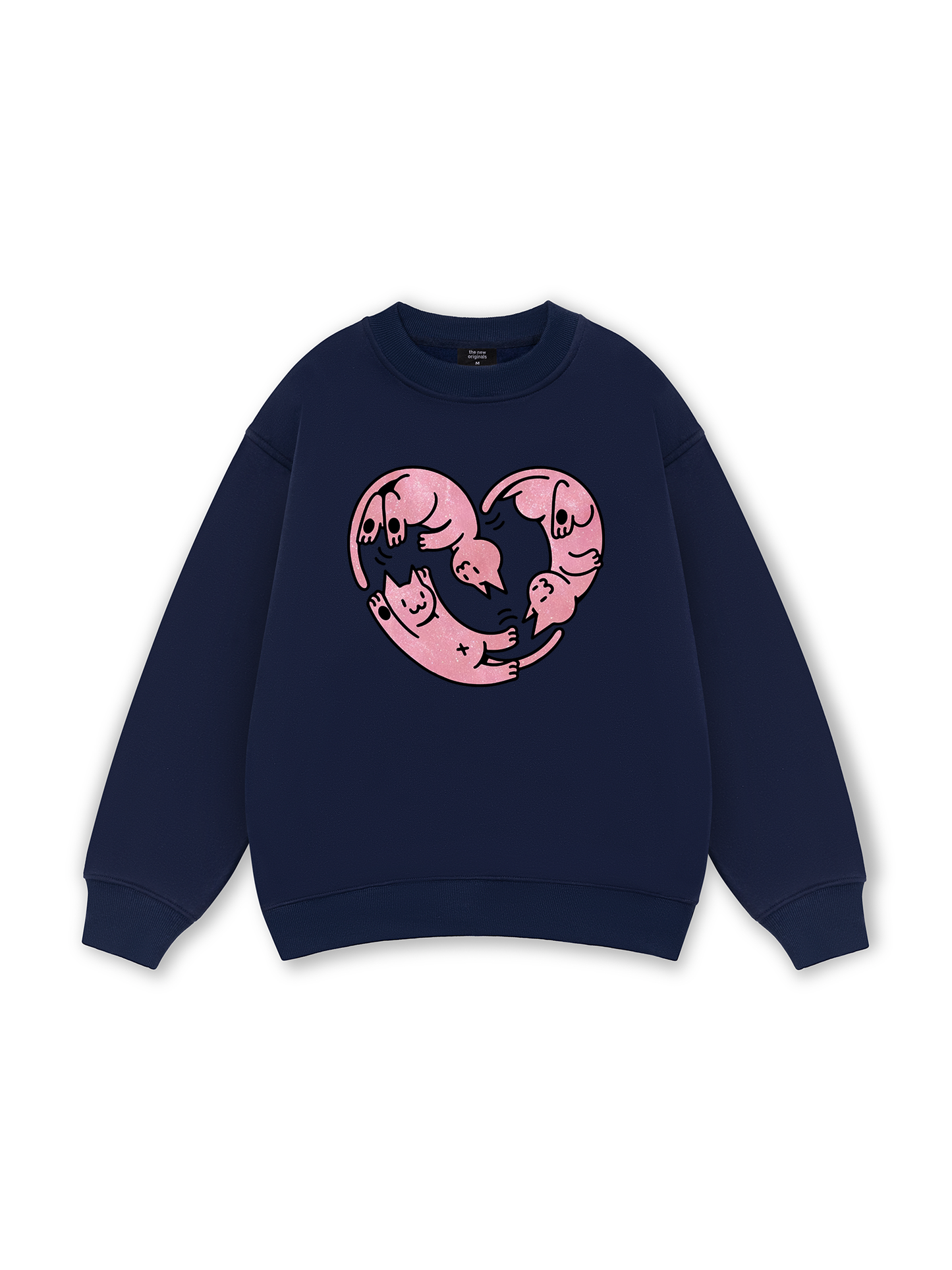 Meow Meow Heart Sweater