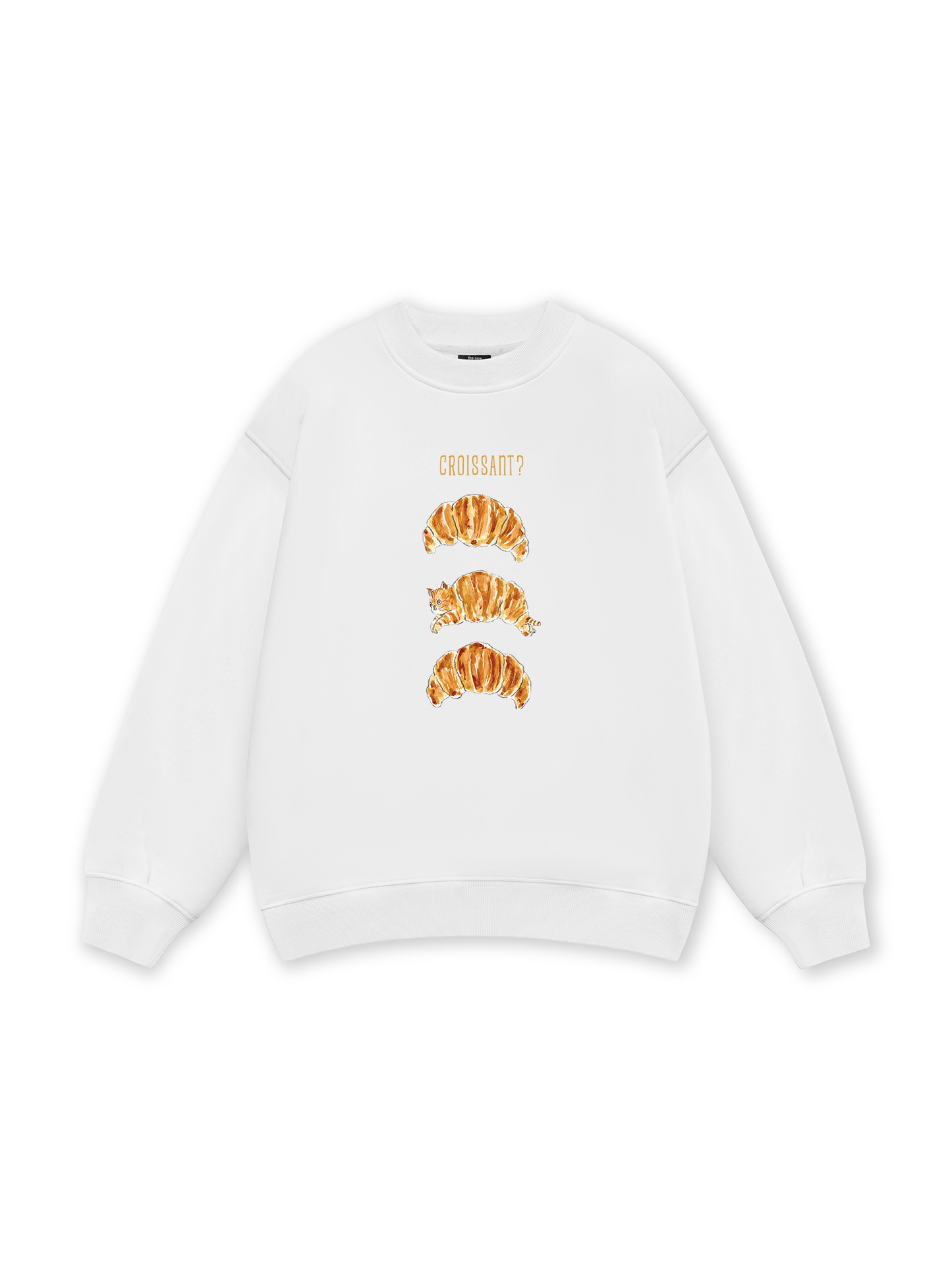 Croissant Cat Sweater