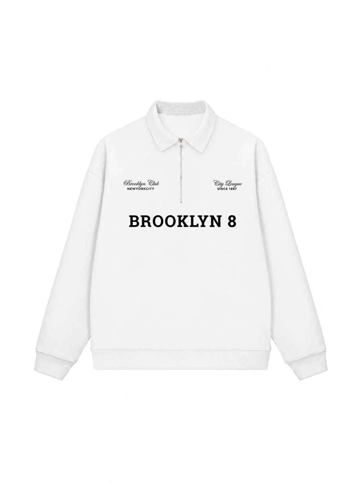 Áo Sweater Polo Nỉ Hai Da Brooklyn 8