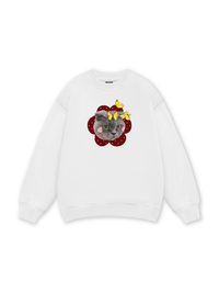 Floral Cat Sweater