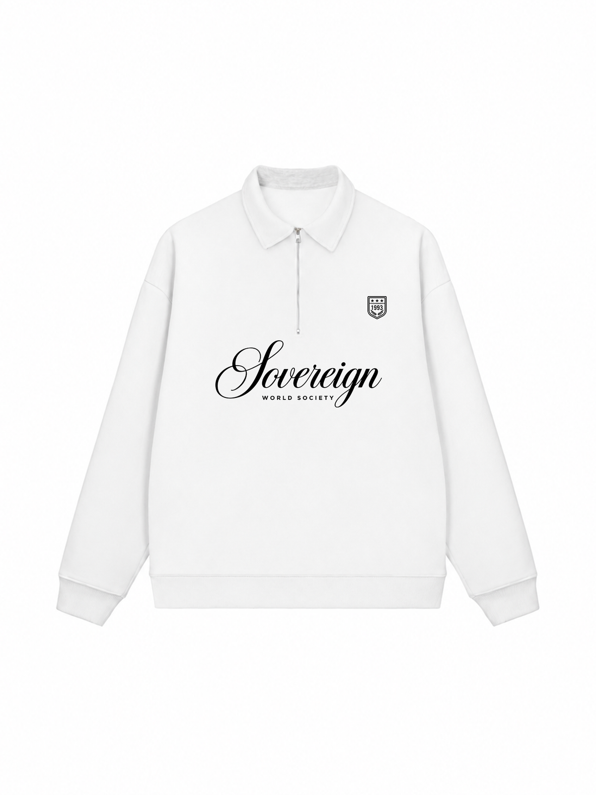 Áo Sweater Polo Nỉ Hai Da Sovereign