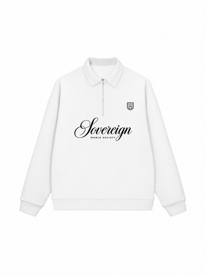 Áo Sweater Polo Nỉ Hai Da Sovereign