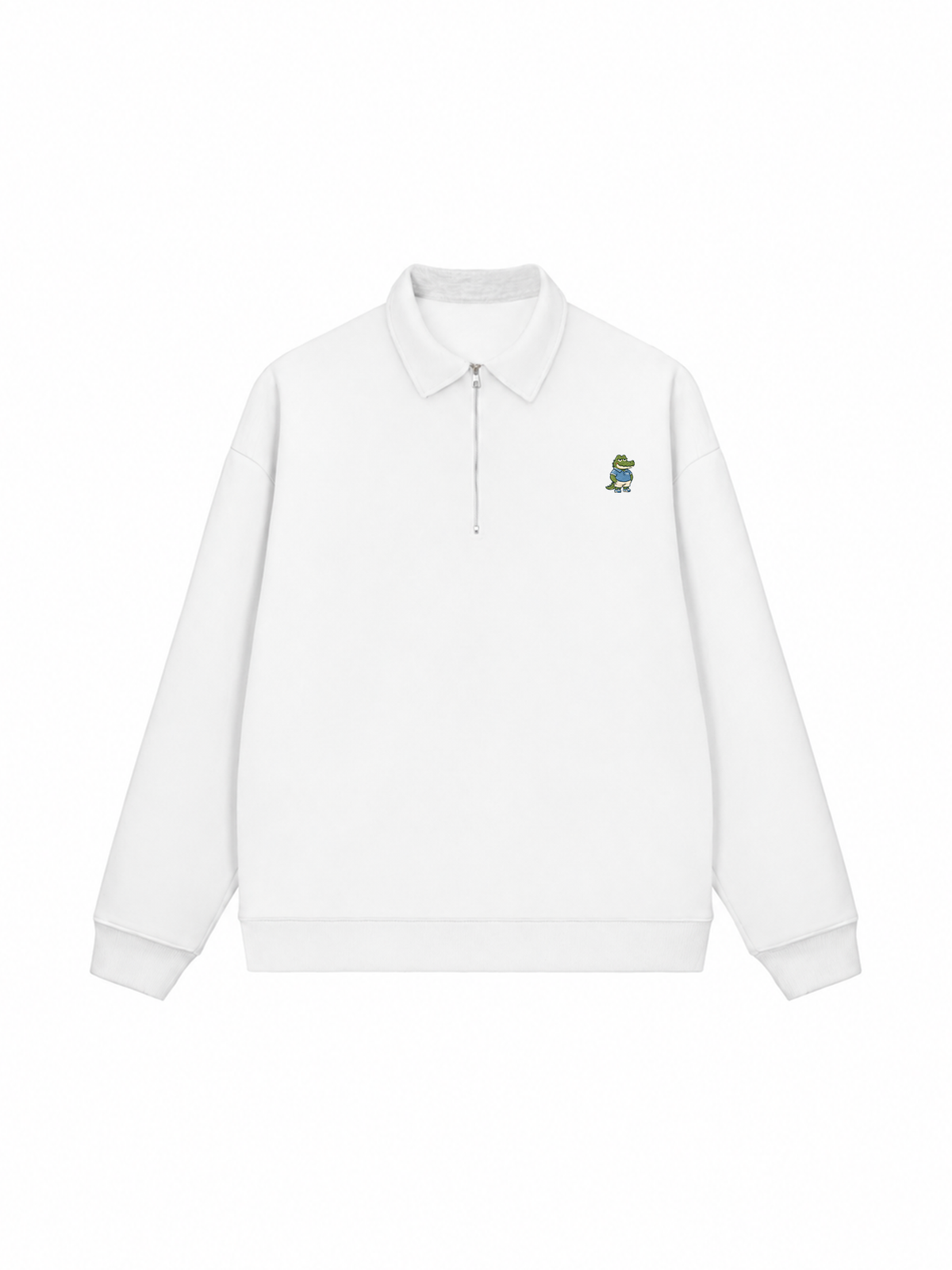Áo Sweater Polo Nỉ Hai Da Sporty Croc