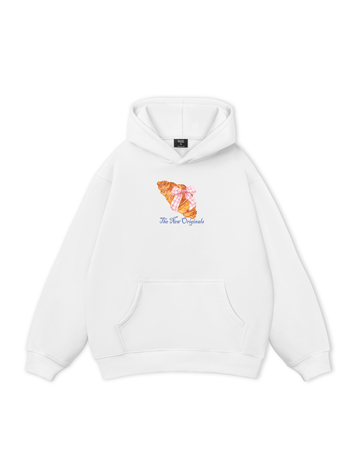 Áo Hoodie Nỉ Bông Go Get A Croissant sau
