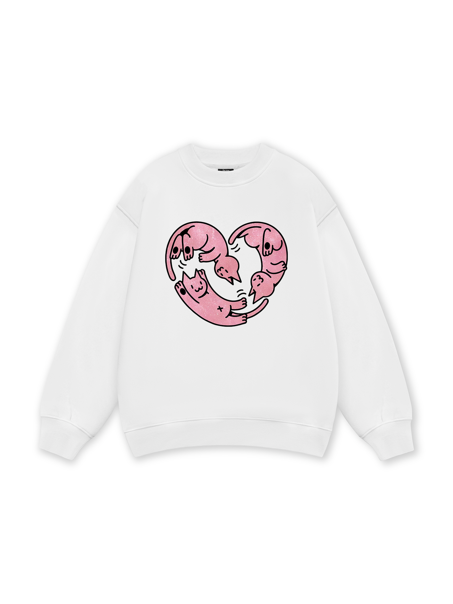 Meow Meow Heart Sweater