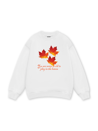 Autumn Play In The Leaves Sweater