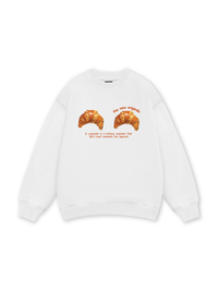 Croissant Quote Sweater