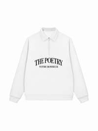 Áo Sweater Polo Nỉ Hai Da The Poetry